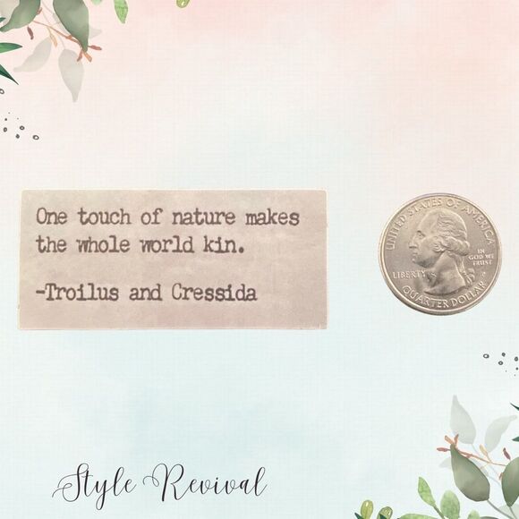 🎉 10/$10 Stickers - Inspiring Celebrity Quote Decals - Troilus & Cressida - Picture 2 of 2